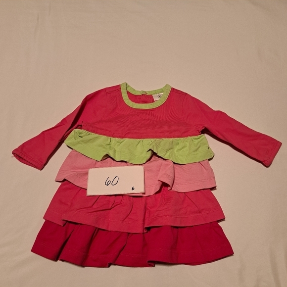 Hanna Andesson 4 tier dress size 3-6 months or 60 dress - Picture 1 of 3